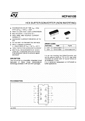 DataSheet HCF4010B pdf